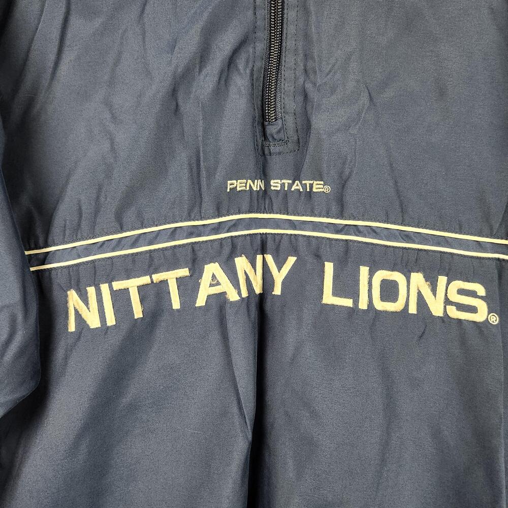 Vintage Penn State Nittany Lions Jacket Mens XL Blue NCAA Football Red Oak 90s
